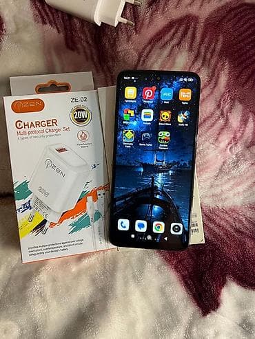 damasni telefon: Redmi Note 11S, 128 GB, rəng - Qara, Barmaq izi, Face ID — 4