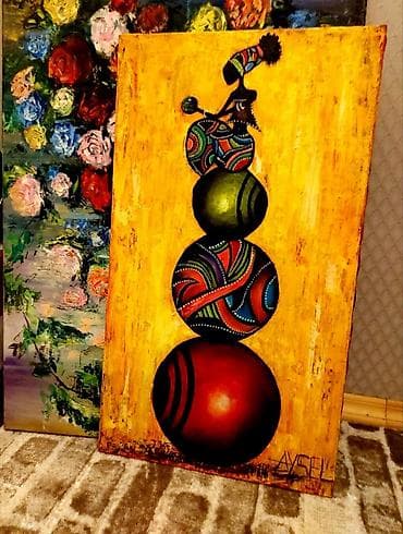 Свечи: Rəsm əsəri – orijinal yaglı boyatablo - Texnika: yağlı boga palitra — 3