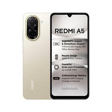 Redmi 5A, 128 GB, rəng - Gümüşü, Barmaq izi