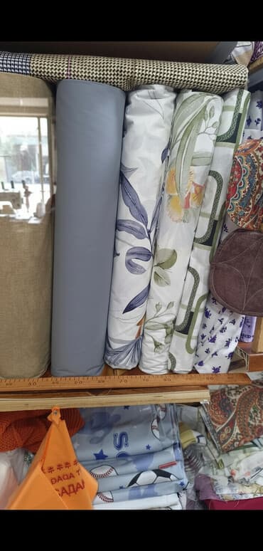 oturacaq uzlukləri: Müxtəlif naxış və rənglərdə parça rulonları. isdenilen parcadan — 1