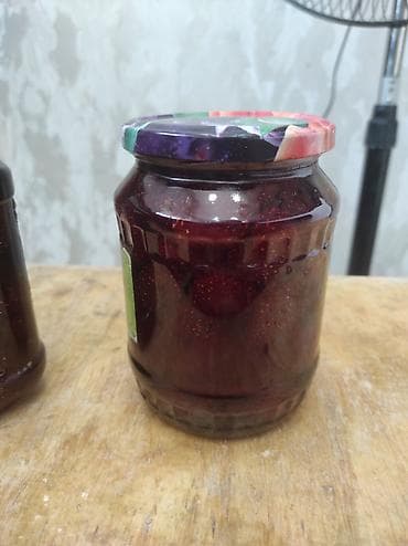 Qida məhsulları: 🍓 EV USULU ÇİYƏLƏK MÜRƏBBƏSİ SATILIR (700 q) 🍓 Tam təbii, ev — 1