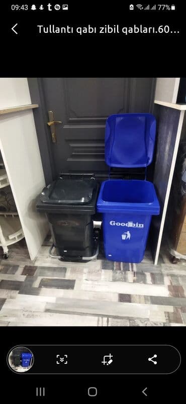 cex qablari: Tullanti qabi (zibil qabi ) ✅olcu vahi̇di̇ -20 li̇tr hundurluk- 41 — 2
