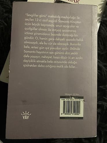 Məhsul: Kitab – “Yıxılmadan Öncəki Mən” Müəllif: Loren Oliver (New — 1
