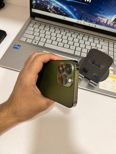 IPhone 13 Pro, 128 GB, Alpine Green, Qırıq, Simsiz şarj, Face ID — 6
