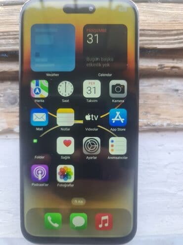 macbook pro baku: IPhone 14 Pro Max, Space Gray, Битый — 3