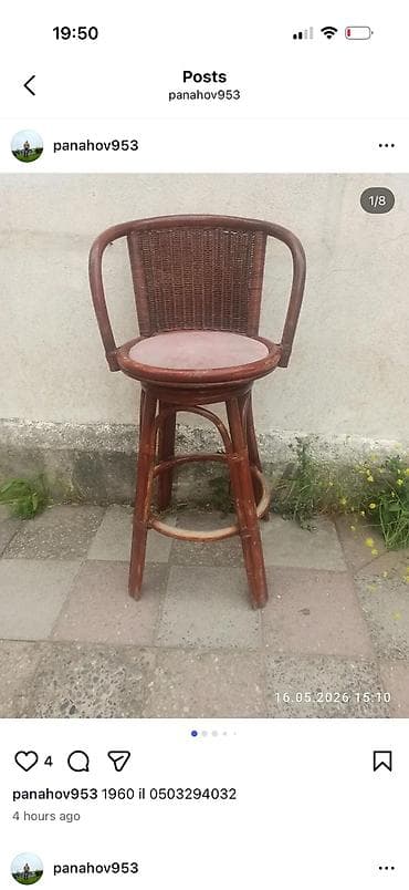 masa kafe: Mətbəx üçün, Stul — 9
