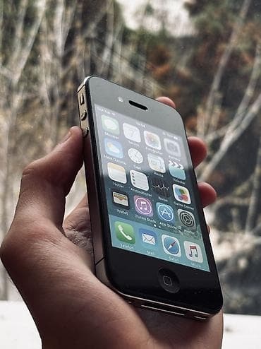 kondisioner kreditle satisi: IPhone 4S, 32 GB, Qara — 7