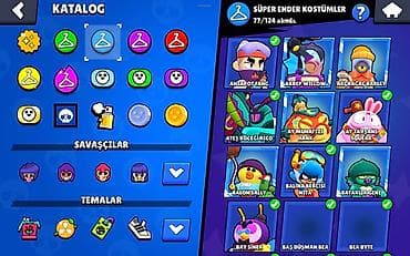 random hesab az: Brawl Stars hesabı – yüksək trophy və tam kolleksiya - Kupa yolu: 72 — 10