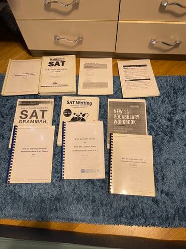 SAT imtahanına hazırlaşan tələbələr üçün bir neçə kitab dəsti! Bu lalafo.az -da SAT imtahanına hazırlaşan tələbələr üçün bir neçə kitab dəsti! Bu