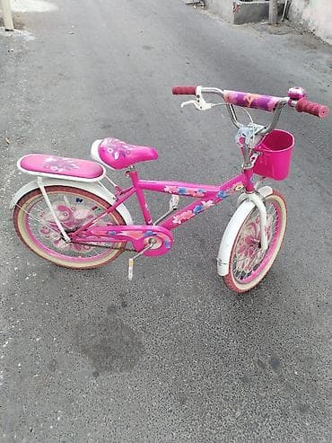 cube velo: Uşaq velosipedi – qızlar üçün, çəhrayı dizayn

- Təkər ölçüsü: 20 lik — 3