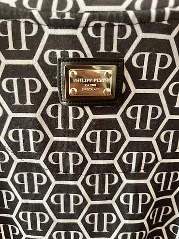 philip plein: Philipp Plein qadın köynəyi – uzunqollu, dairəvi yaxalı model. Qara — 3
