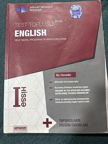inglos dili toplu: İngilis dili Testlər 10-cu sinif, DİM, 1-ci hissə, 2019 il — 1