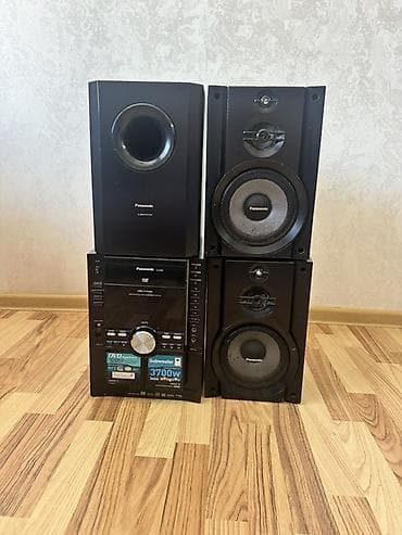 Panasonic mini audio sistemi – DVD qüllə (receiver) + 3 akustik modul