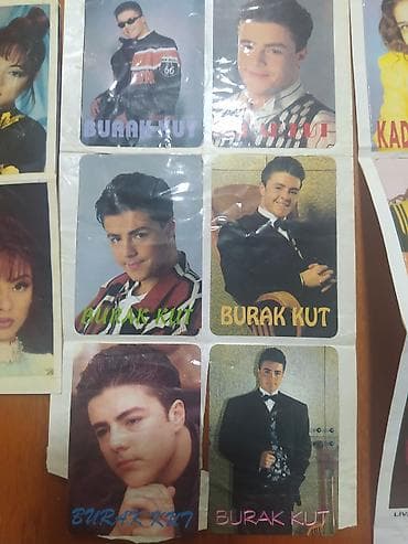Məhsul: 90’lar Türk pop-mədəniyyəti stiker albom vərəqləri.Cemi 20 — 2