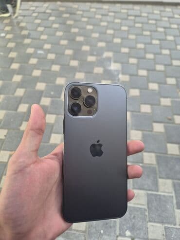 iphone 12 pro max vietnam malı: IPhone 13 Pro Max, 128 GB, Black Titanium, Face ID — 1