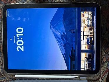 tablet duz: İpad A16(2025) 128 yaddaş qutusu və öz orginal adapteri verilir Barmağ — 2