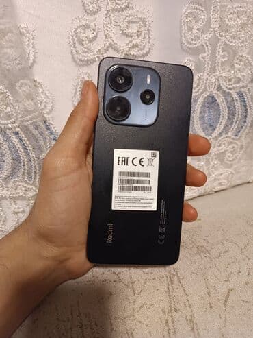 Fly: Redmi 14R, 256 ГБ, цвет - Черный, Отпечаток пальца — 1