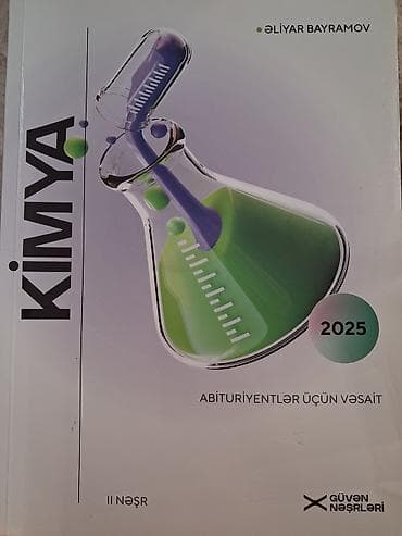 Məhsul: “Kimya – Abituriyentlər üçün vəsait” (2025) Müəllif: Əliyar