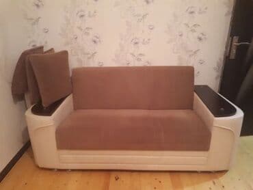 Divan və masa dəstləri: Mini-divan, İşlənmiş, Açılan, Bazalı, Vеlur parça — 2