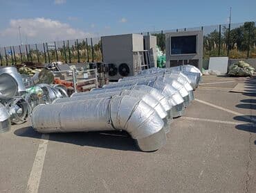 havalandırma mator: Havalandırma borularını istənilən ölçü və formada hazırlayıb təhvil — 1