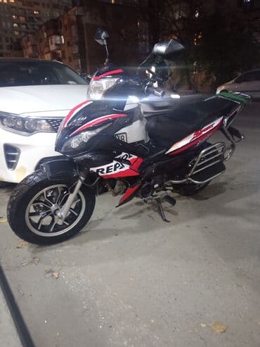 Mopedlər,skuterlər: Skuter/Moped – Sport üslubunda - Kuzov: qara-qırmızı-ağ rəngli — 5