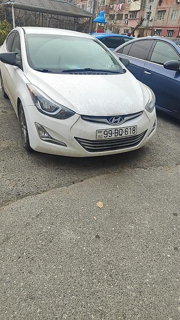 şuşa ramana: Hyundai Elantra sedan (ağ rəng.2015 .Arxa Qabaq buferleri satılır Bez — 2