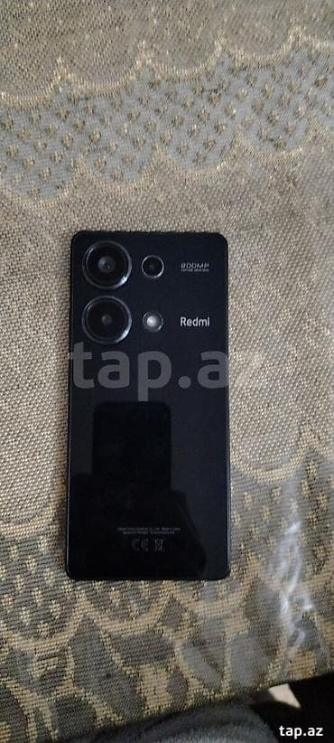 Redmi Note 13, 128 GB, rəng - Qara, Zəmanət, Sensor, Barmaq izi