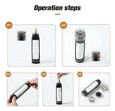 berber eşyaları: Çoxfunksiyalı daşınan üyüdücü və doldurma sistemi - 3‑ü 1‑də dizayn — 3