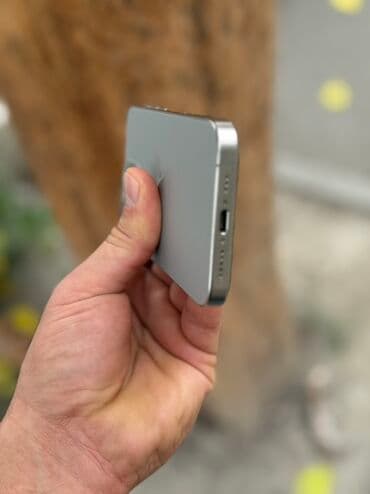 Apple iPhone: IPhone 15 Pro, 128 GB, Natural Titanium, Barmaq izi, Face ID, Sənədlərlə — 5