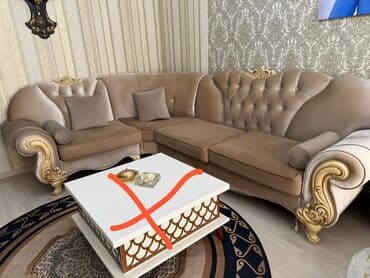 фабричная мебель: Диван, Б/у, Нераскладной — 1