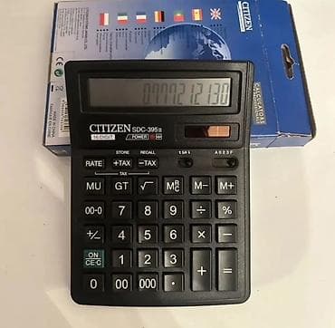 onluq: Citizen SDC-395II masaüstü kalkulyator - 16 rəqəmli böyük ekran - — 2