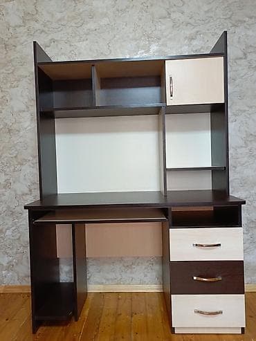 malayziya mebeli: Oğlan və qız üçün, Siyirməli, Yazı masası, Stulsuz — 1