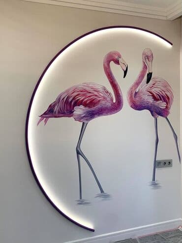 tank şəkli çəkmək: Divar rəsimlərinin çəkilməsi🎨 Qiymət rəsmə və onun ölçüsünə uyğun — 3