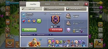 Clash of Clans hesabı – yüksək səviyyəli əsas kənd və zəngin resurslar