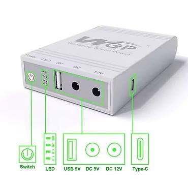 notebook ekranlari: Type Power Supply Adapter material ABS function Qi, PD port DC, AC, 2 — 6