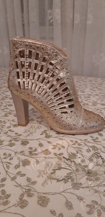 Tuflilər, Derimod, Ölçü: 38, rəng - Sarı, Yeni — 1