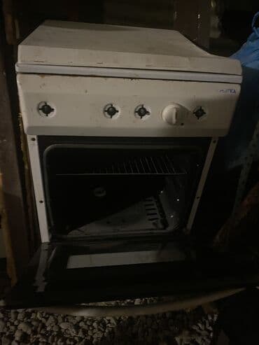 qaz plətəsi: Qaz sobası Ayrıca dayanan, 4 gözlü, İşlənmiş — 4