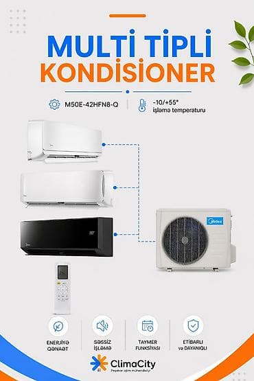 Кондиционер Midea, Новый, 85-90 м², Сплит-система, Нет кредита, Бесплатная установка — 3