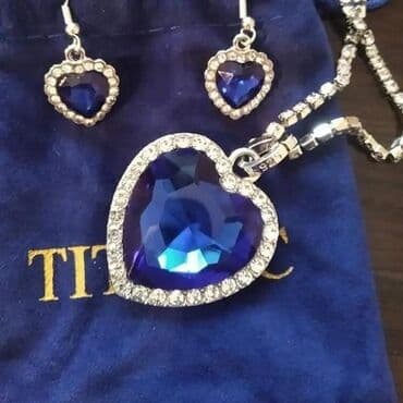 Qadın geyimləri: Bəzək əşyaları dəsti - Bənövşəyi yaquta bənzər daşlardan düzəldilmiş — 2