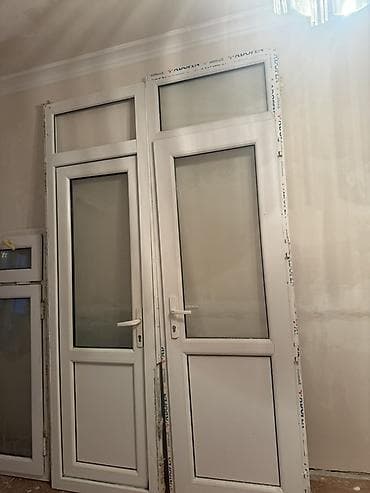 plastik qapu: Xurşovkadan çıxıb yeni kimidir 2 balkon qapısı 2 pencere evdə yer — 3