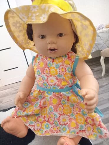 uşaq oyuncaq dəsti play doh: Uşaq oyuncaqları – 3 ədəd kukla dəsti - 1 ədəd böyük körpə kukla — 3