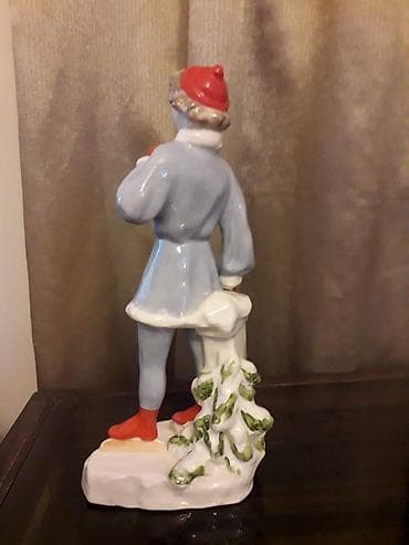 figur: СССР. Большая интерьерная статуэтка изображает девушку-фигуристку на — 3