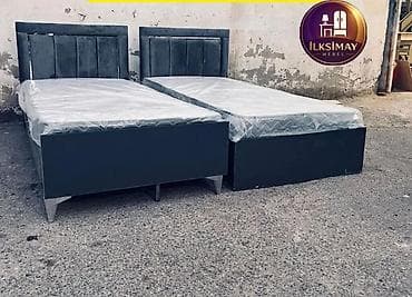 Кровати: Односпальная кровать, С матрасом, Без выдвижных ящиков — 1