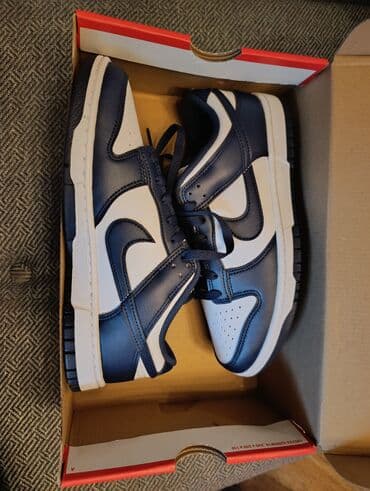 Moskviç: Nike Dunk Low (dəniz mavisi/ağ) - Klassik Dunk silueti, aşağı boğazlı — 5