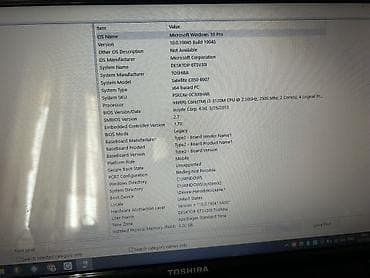 Toshiba Satellite C850-B907 * Ekran: 15.6” * Prosessor: Intel Core