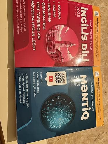 Məhsul: Magistratura imtahanına hazırlıq üçün 2025 buraxılışı dərs