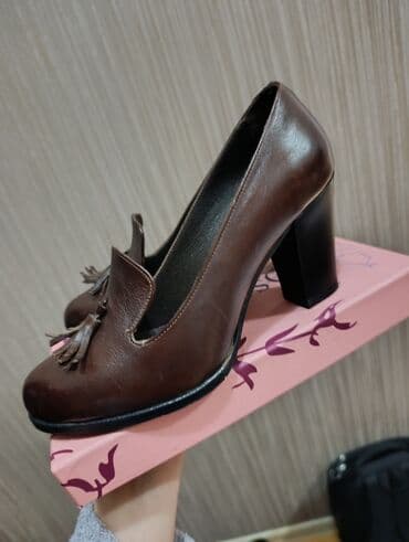 высокие мужские мокасины: Qadın ayaqqabısı – Love Crazy brendi - Rəng: tünd qəhvəyi - Model — 5