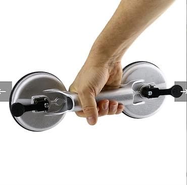 Avtomobil üçün alətlər: Məhsul: Çiftli alüminium cam vantuz - Material: davamlı alüminium — 6