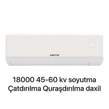 Arctic divar tipli kondisioner – 18000 BTU gücündə, 45–60 kv.m sahələr