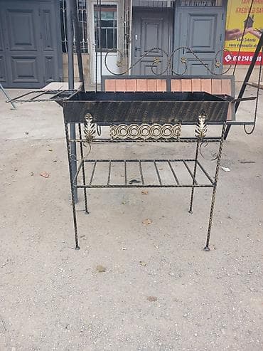 demir setkalar: Dəmir Həyət darvazası, Yana açılan, Mexaniki, rəng - Qara, Kredit yoxdur — 5